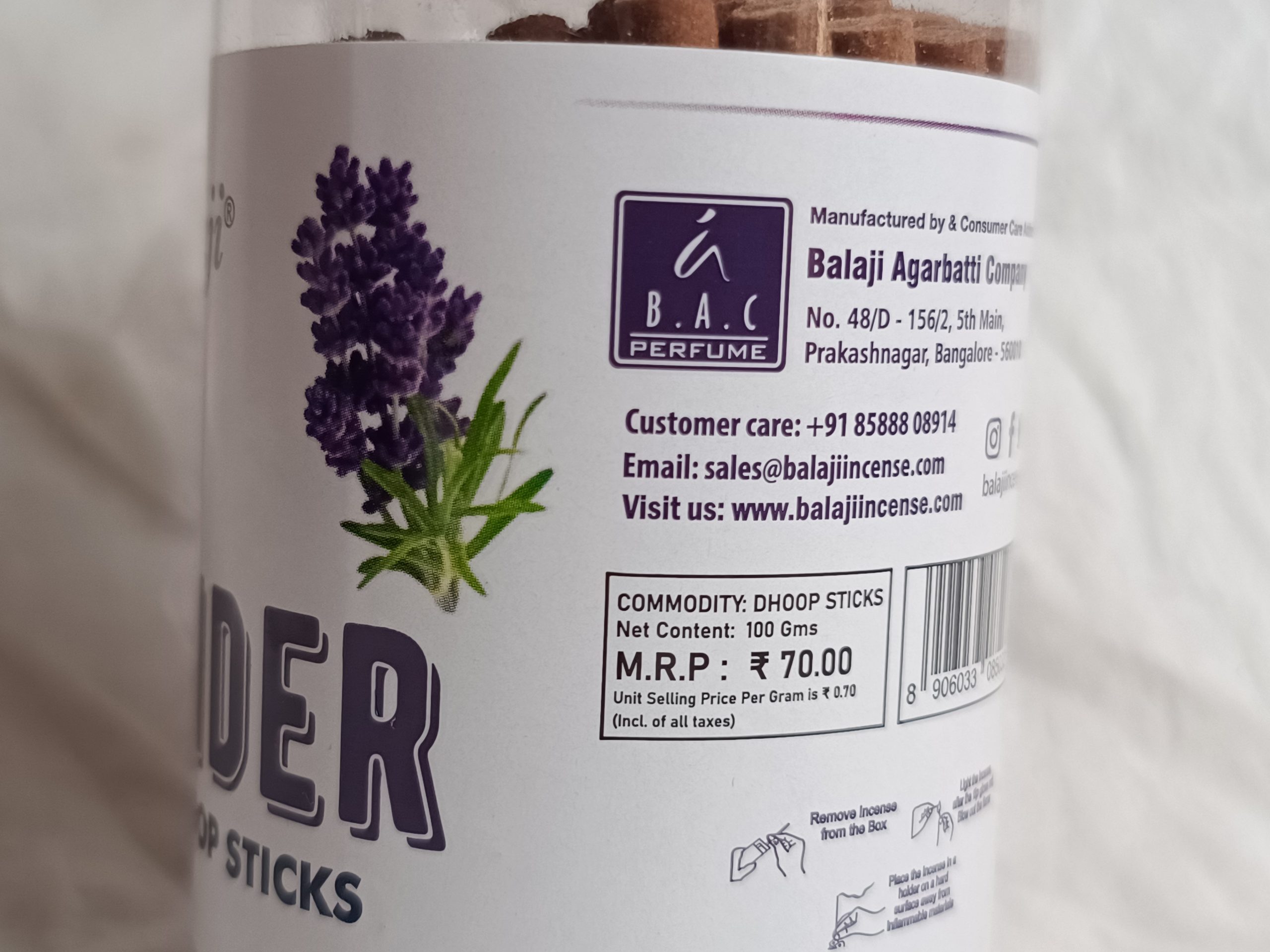 Lavender Dhoop stick