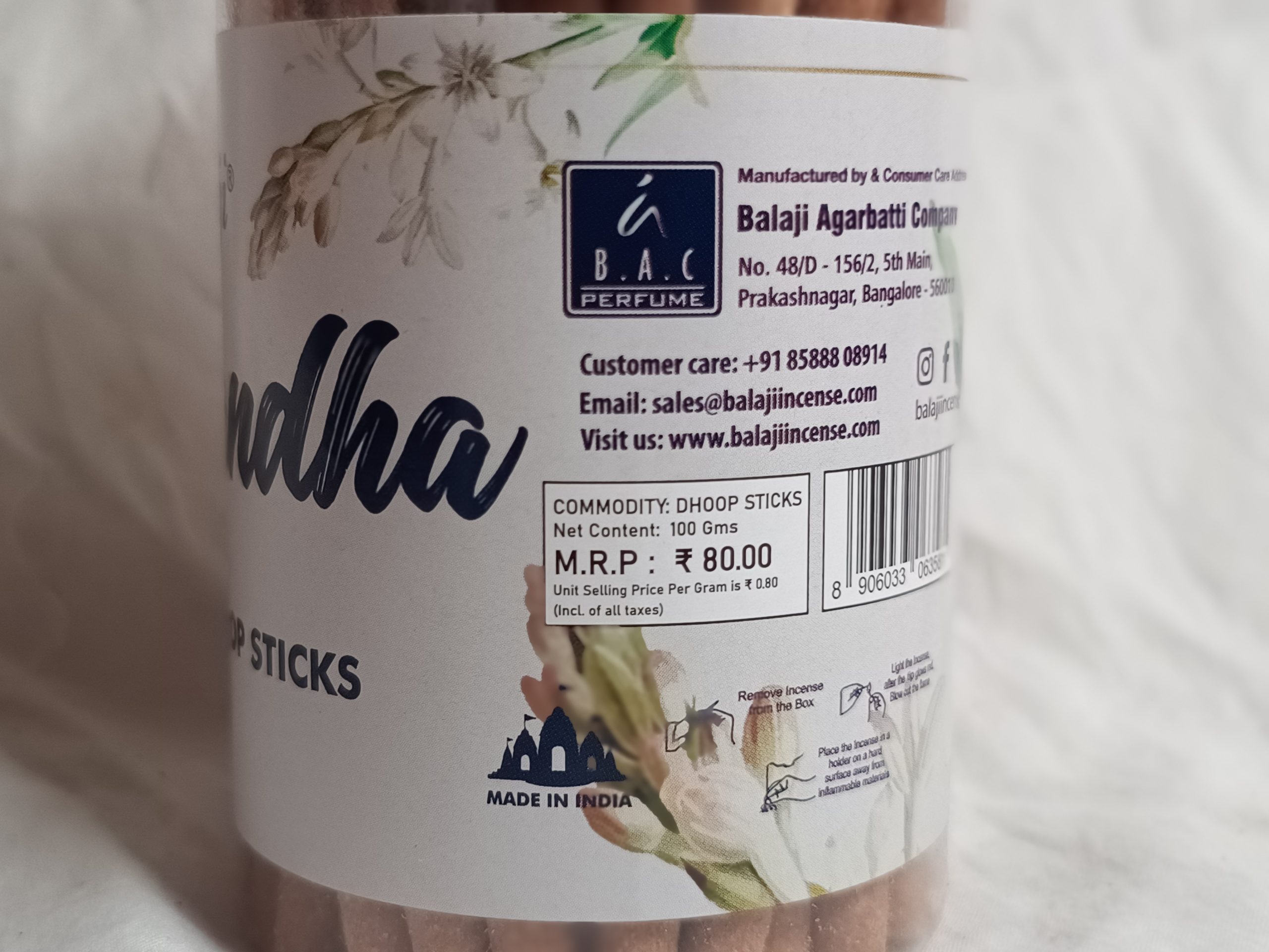 Rajnigandha dhoop sticks