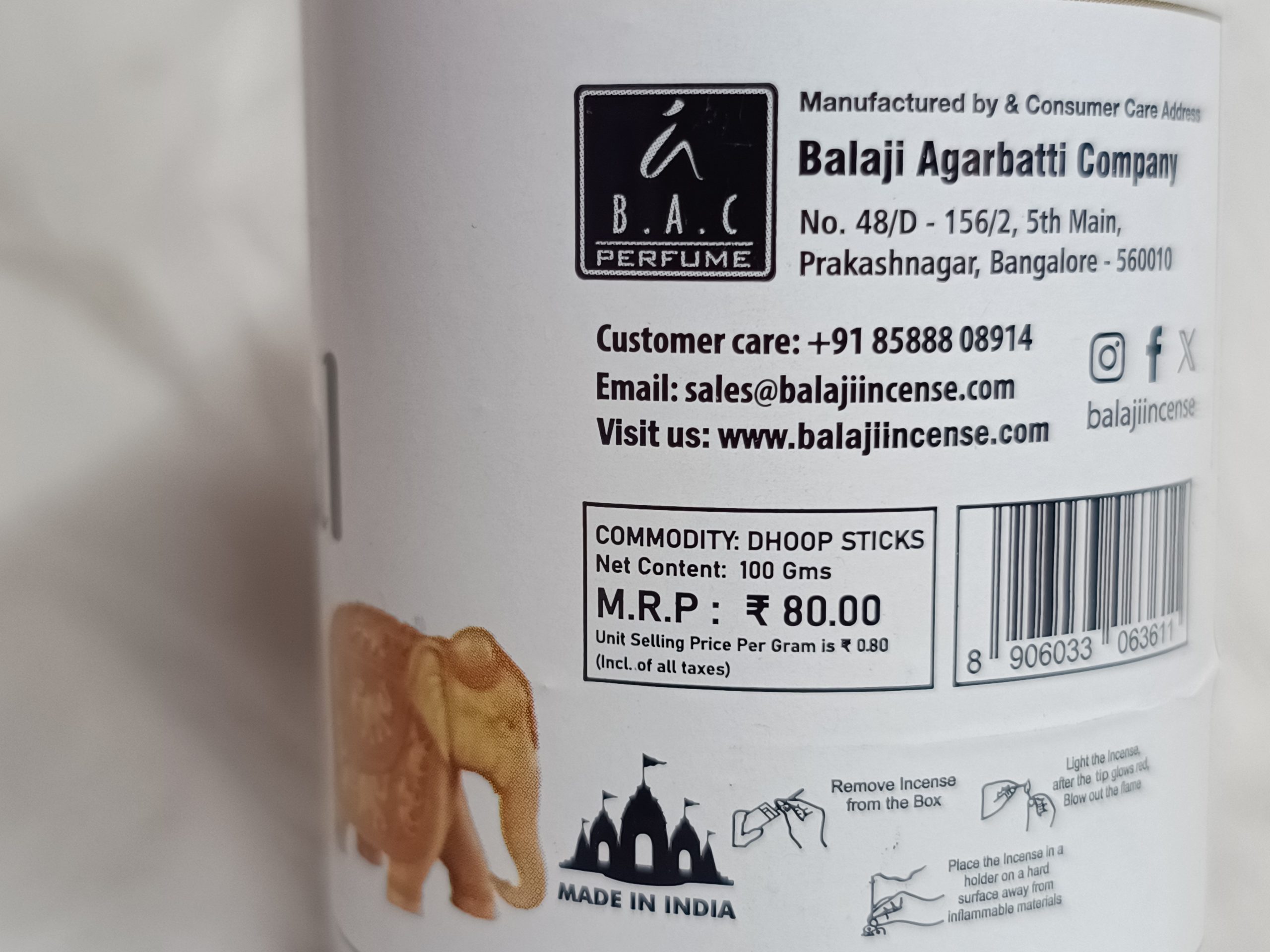 Sandal dhoop sticks