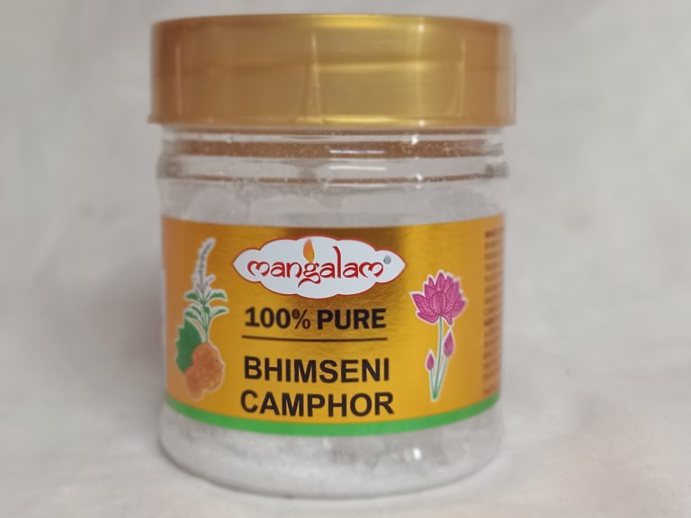 Mangalam pure bhimseni camphor jar