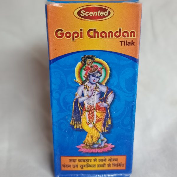 scented gopi chandan tilak box for forehead tilak