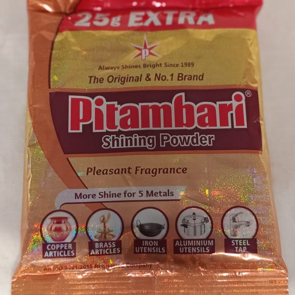 Pitambari shining powder pouch for copper and brass