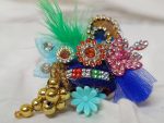 Velvet feather pagdi