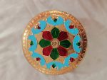 Meenakari Wooden Stand – Pooja Chowki
