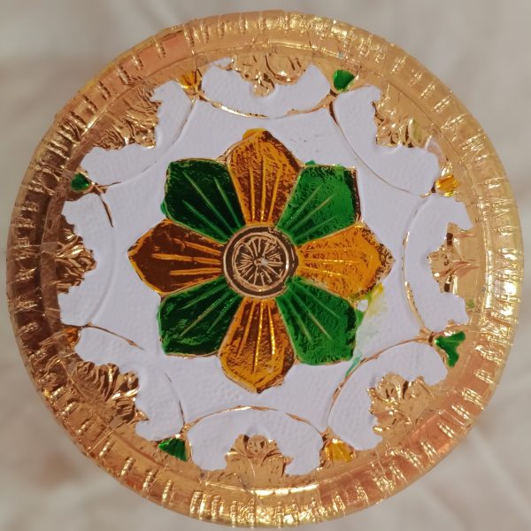 Meenakari Wooden Stand – Pooja Chowki