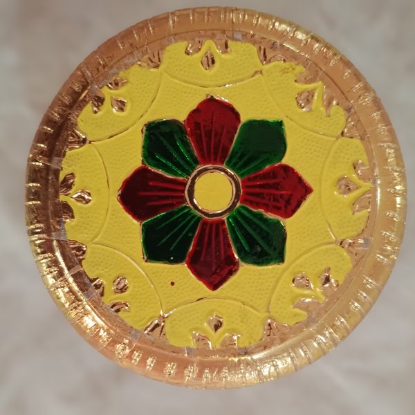 Meenakari Wooden Stand – Pooja Chowki