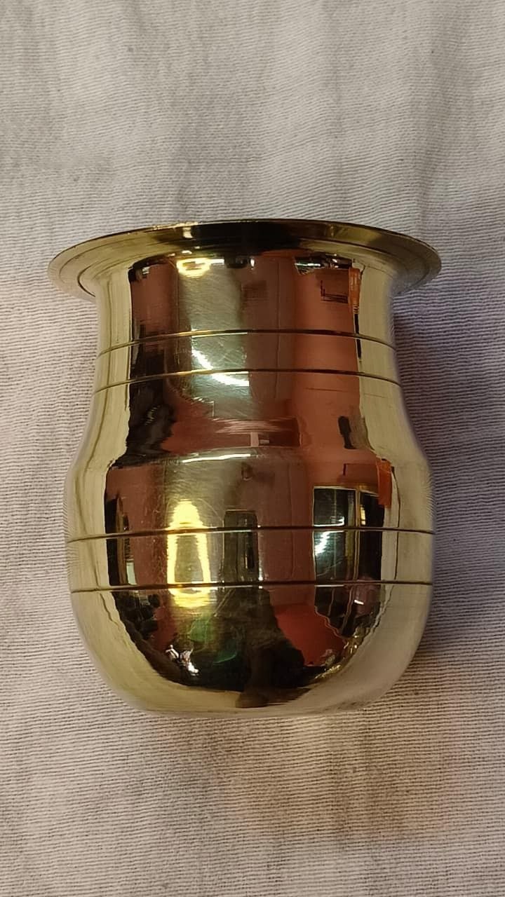 Long Neck Brass Lota (Pot)