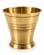 Thick Brass Glass