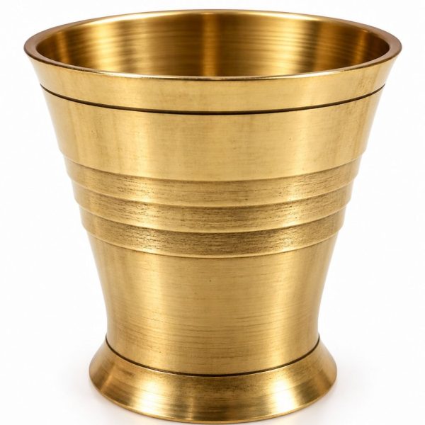 Thick Brass Glass