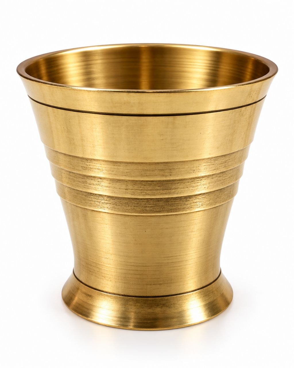 Thick Brass Glass