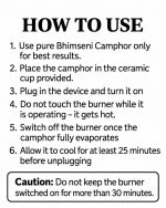 Camphor Diffuser-Kapoor Dani