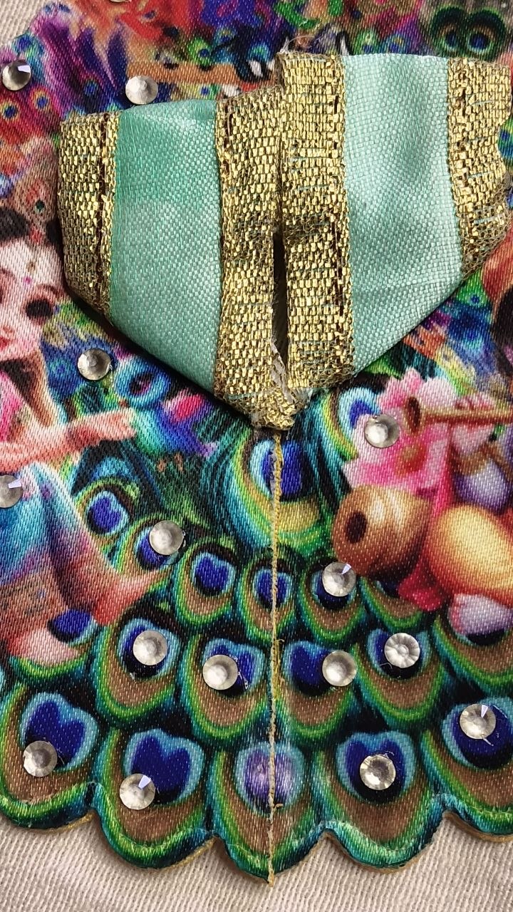 Bal Gopal & Radha Printed Poshak