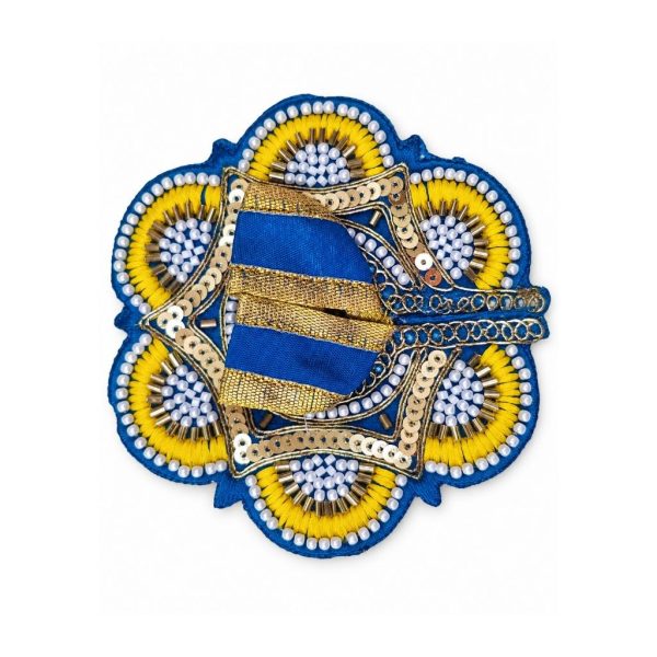 Blue and Yellow Laddu Gopal Poshak