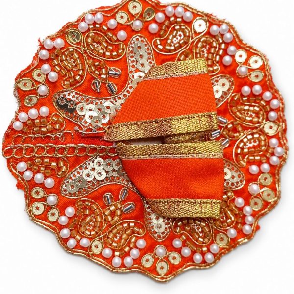Orange Laddu Gopal Poshak