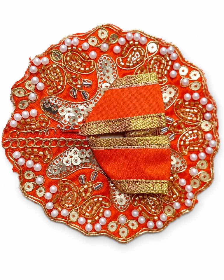 Orange Laddu Gopal Poshak