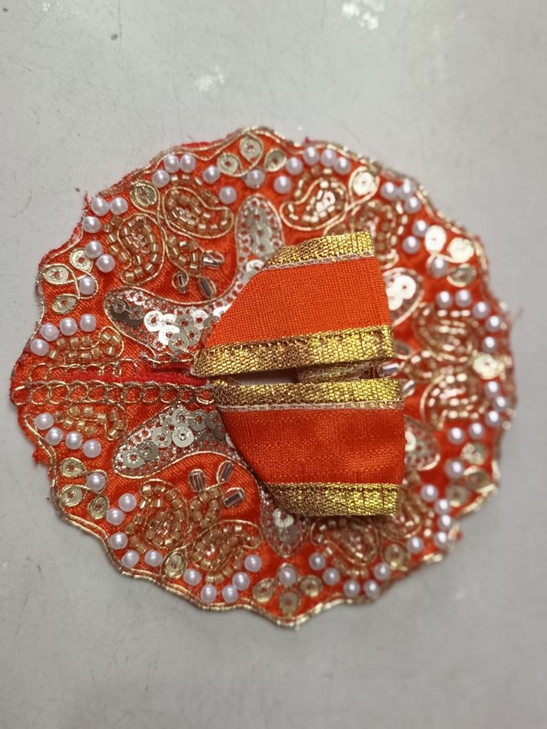 Orange Laddu Gopal Poshak