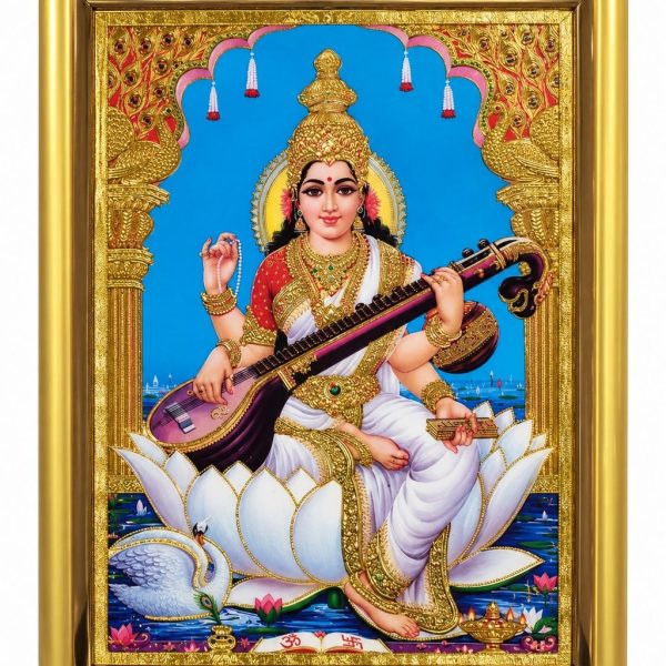 Saraswati Framed Photo